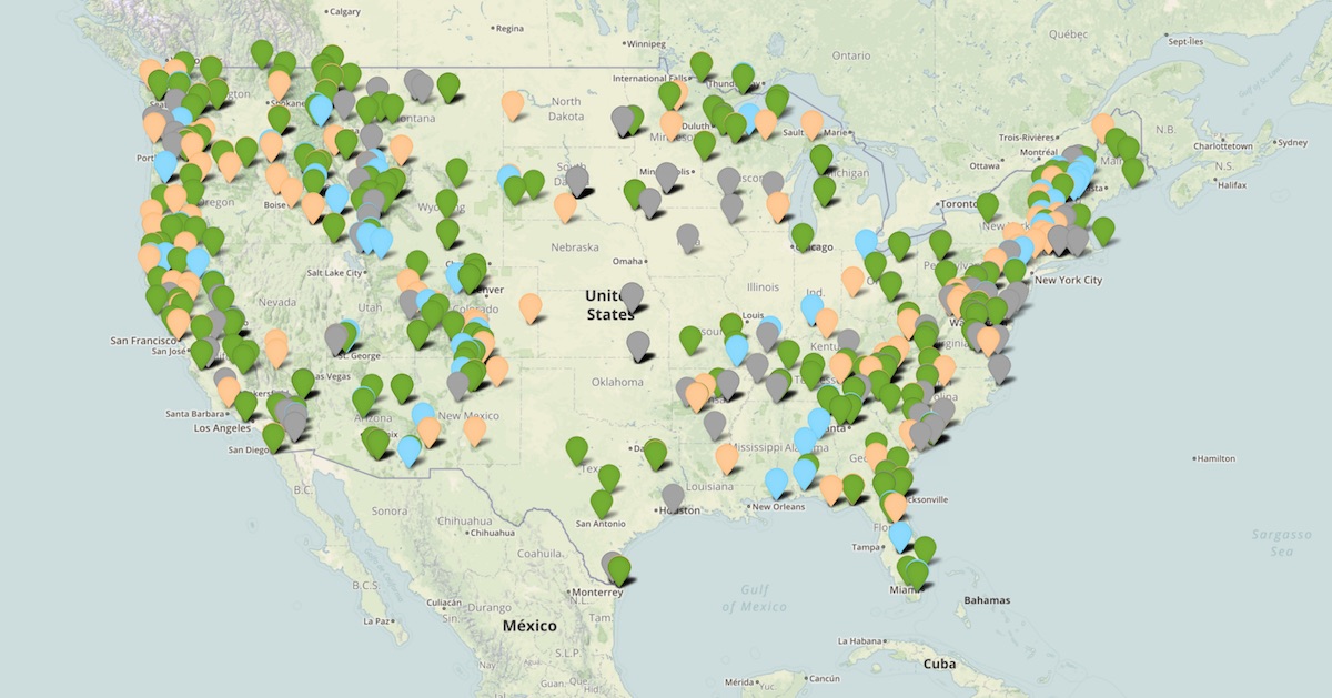 Land & Water Conservation Fund — 2014-2017 Map